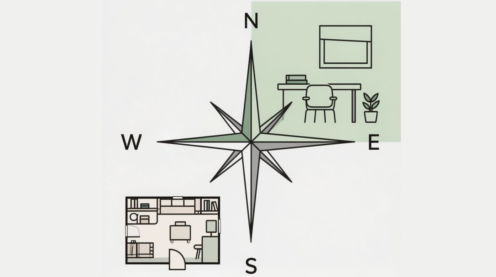 Woman working in a Vastu-compliant home office setting in Mumbai