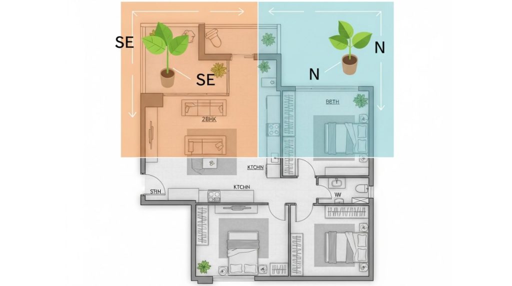 Indoor money plant in living room of Mumbai apartment boosting vastu energy